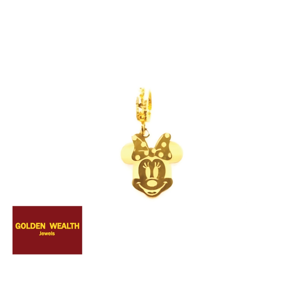 👍916 Minnie Charm /Beads  Emas 916