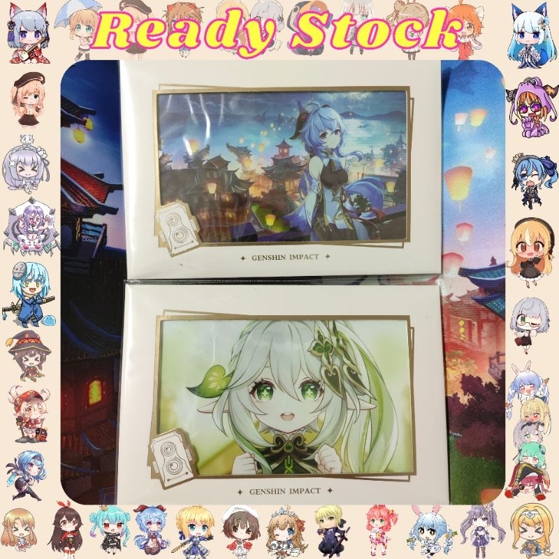 Mihoyo Genshin Impact Character PV Series Film Photo Set 4R Card Official Merchandise Merch Original