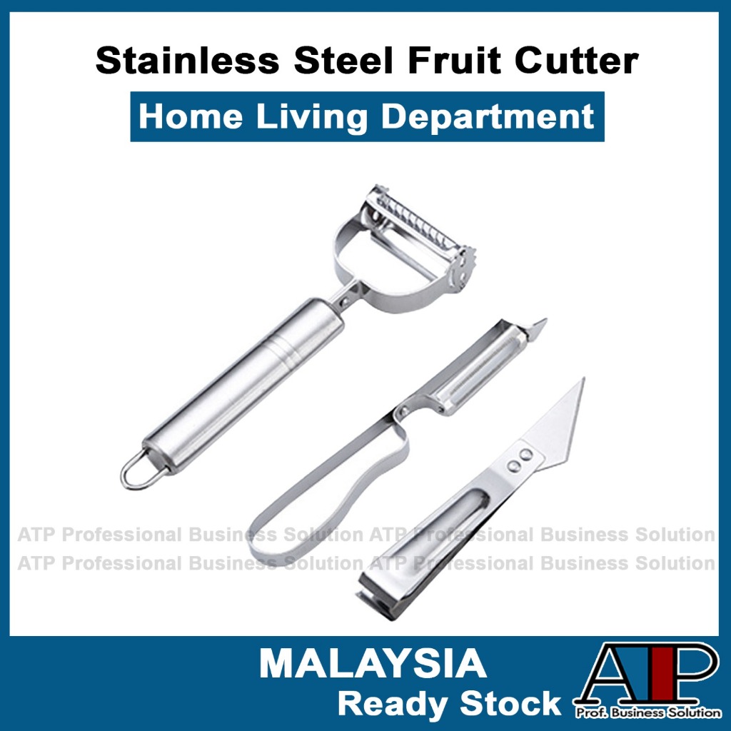 PantryPemotong Buah Keluli Tahan Karat Stainless Steel Cutter Graters Slicer Vegetable Fruit Kitchen Gadgets Tool