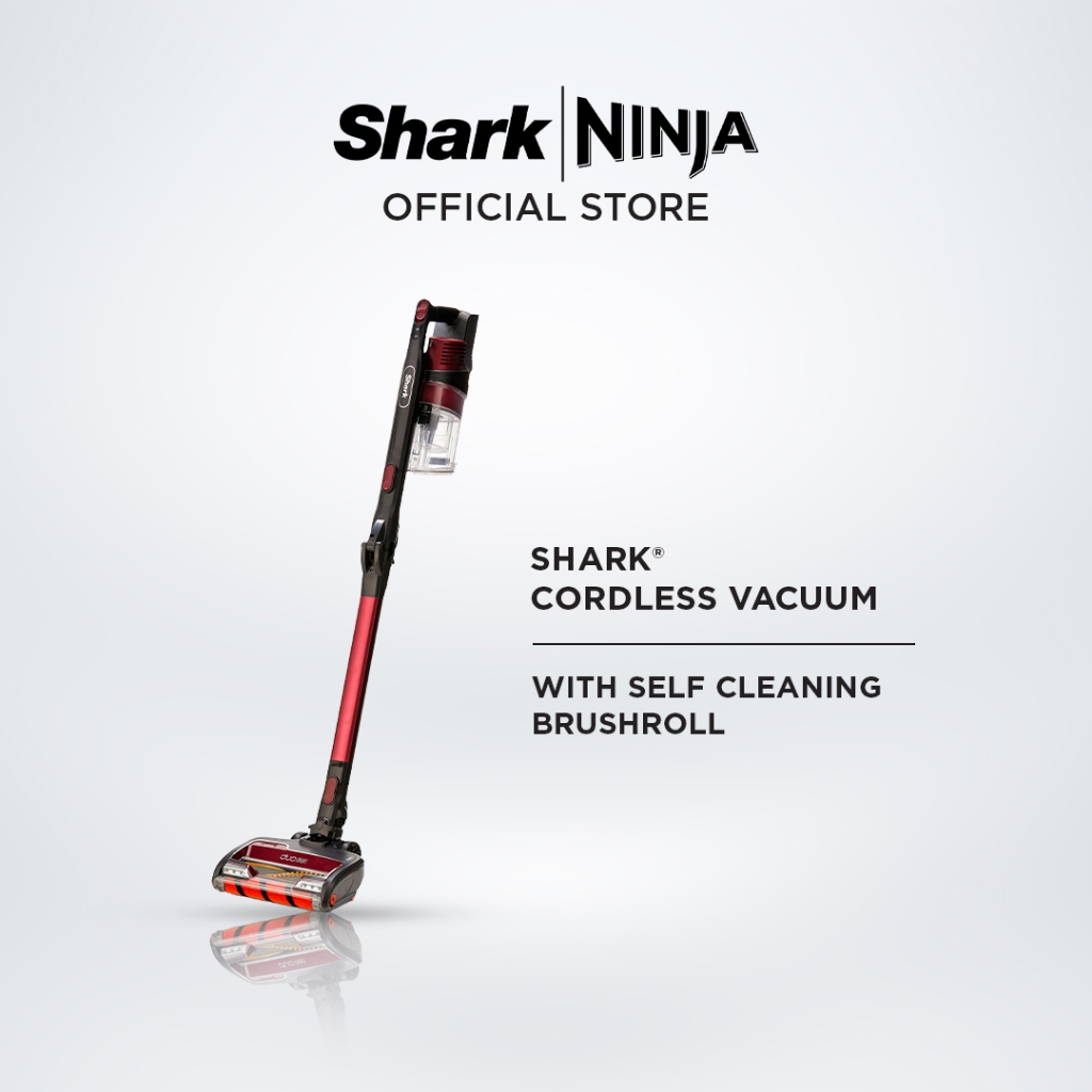 Shark Cordless Stick Vacuum Cleaner with Anti Hair Wrap, Up To 40 mins run-time, Self cleaning brush, LED lights - IZ202