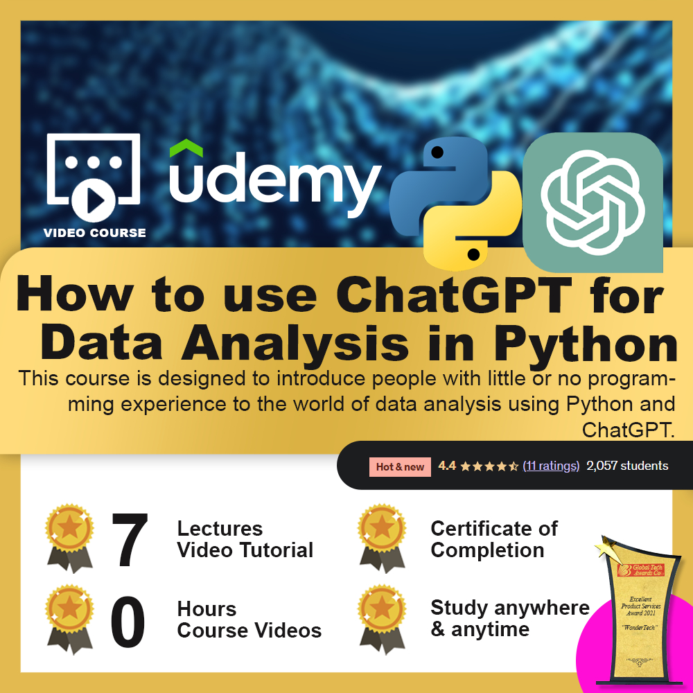 [Video Course] How to use ChatGPT for Data Analysis in Python