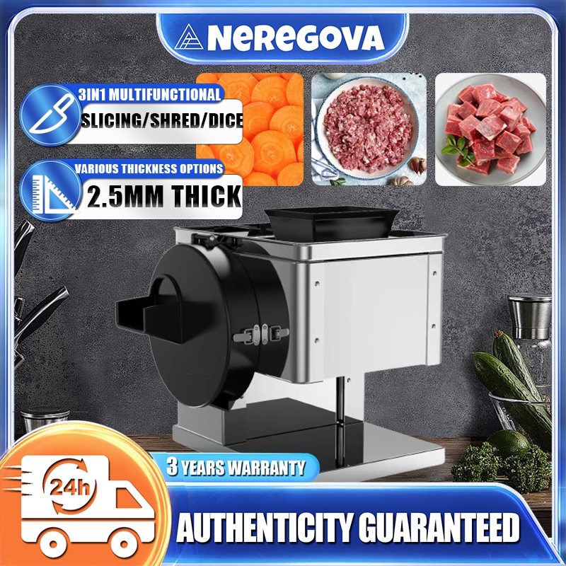 ❗3 Years Warranty❗mesin potong daging/meat slicer machine /carrots potatoes vegetable cutter/slicer cutter 切肉机切片机