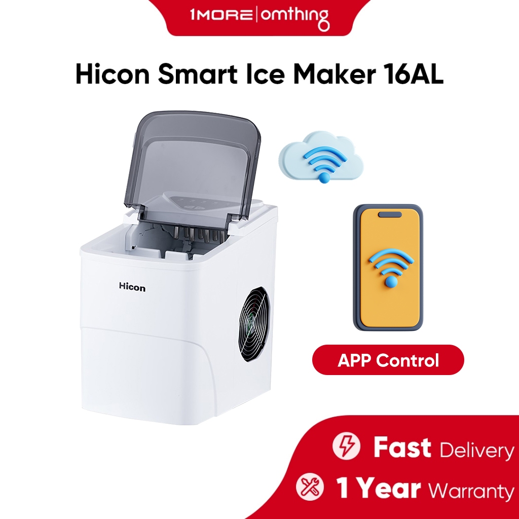 Hicon 16AL 26YB Mini Home Dormitory Electric Ice Maker Machine (15kg)