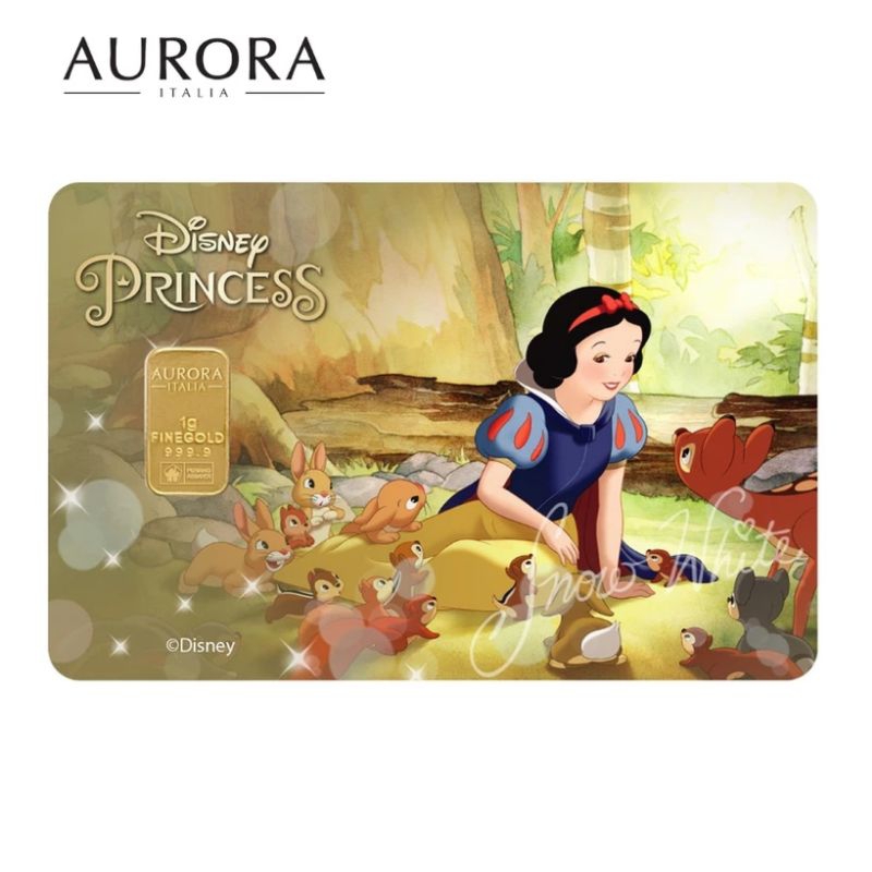 🇲🇾 Disney x Aurora Italia (1.0g) 999.9 Disney Princess Collection - Snow&hellip;
