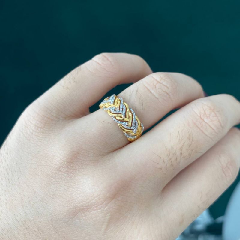 cincin rapunzel emas 916 (s16)