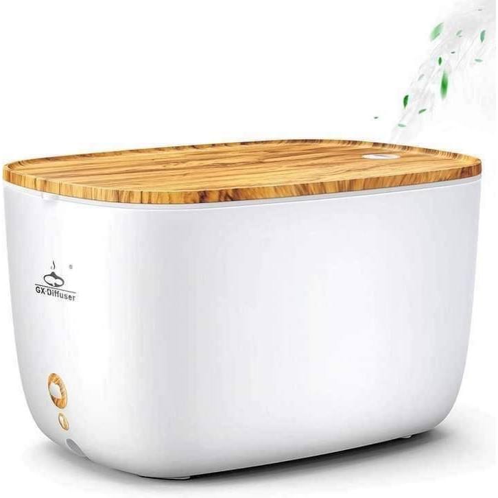 GX·Diffuser 2L Essential Oil Diffuser, 5 in 1 Ultrasonic Humidifier for Room, Kitchen, Spa & Office, Waterless Auto-Off,