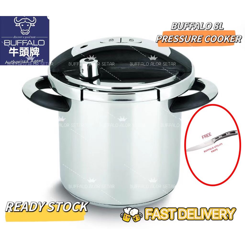 (READY STOCK)NEW 8L PRESSURE COOKER牛头牌8L快锅