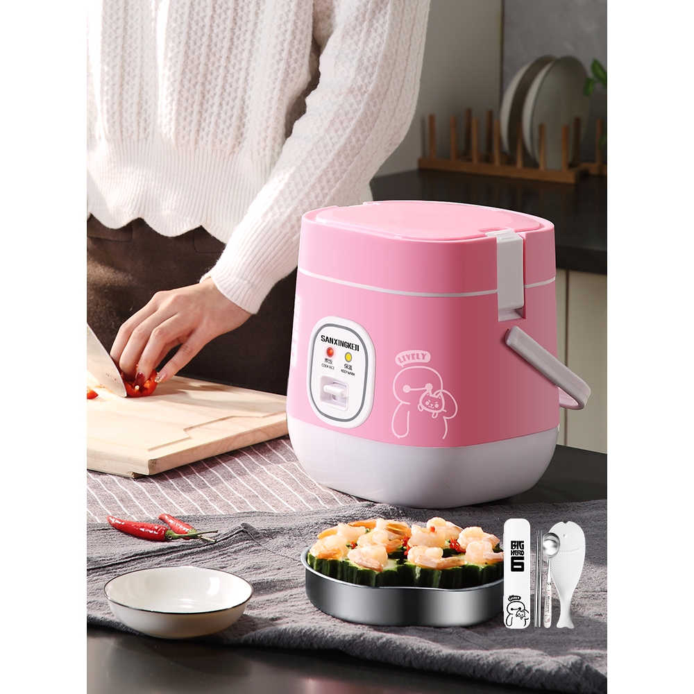 Baby Porridge Cooker Baby Rice Cooker Mini Rice Cooker with Rice Laddle Periuk Nasi Elektrik Untuk Bayi Dengan Senduk