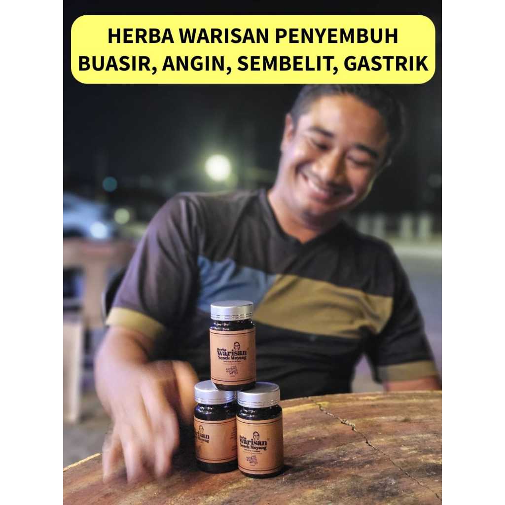 MINUMAN HERBA WARISAN ORIGINAL HQ - SEMBUHKAN BUASIR, SEMBELIT, GASTRIK, ANGIN DALAM BADAN DAN LUKA DALAMAN