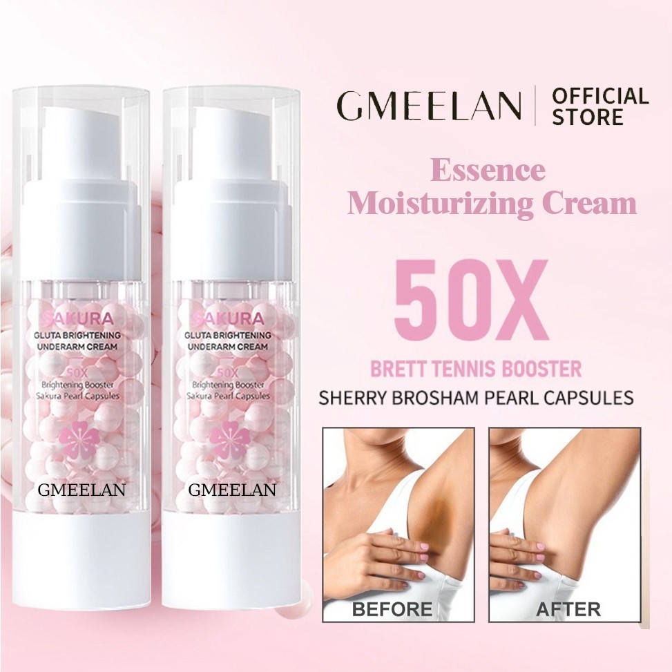 GMEELAN Sakura Gluta Brightening Underarm Cream Armpit Whitening Lotion whitening lotion Underarm Brightening 30G