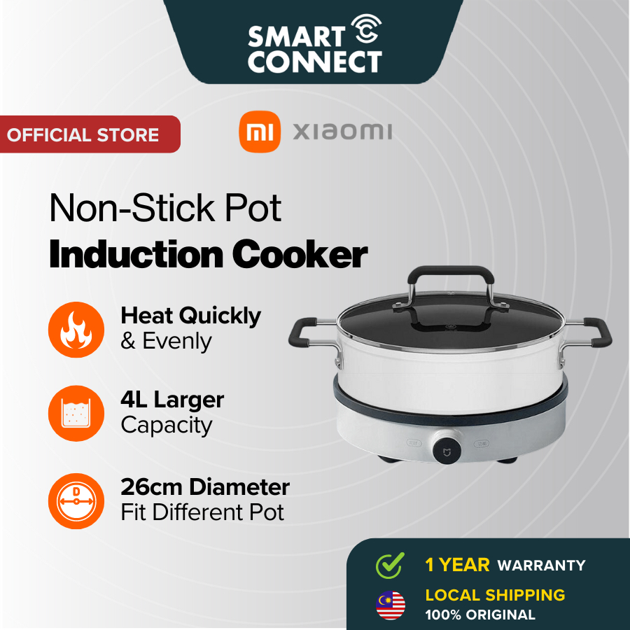 Xiaomi Non-Stick Pot Induction Cooker Stockpot Dishwasher Safe Aluminum Covered High-Quality Periuk 4L