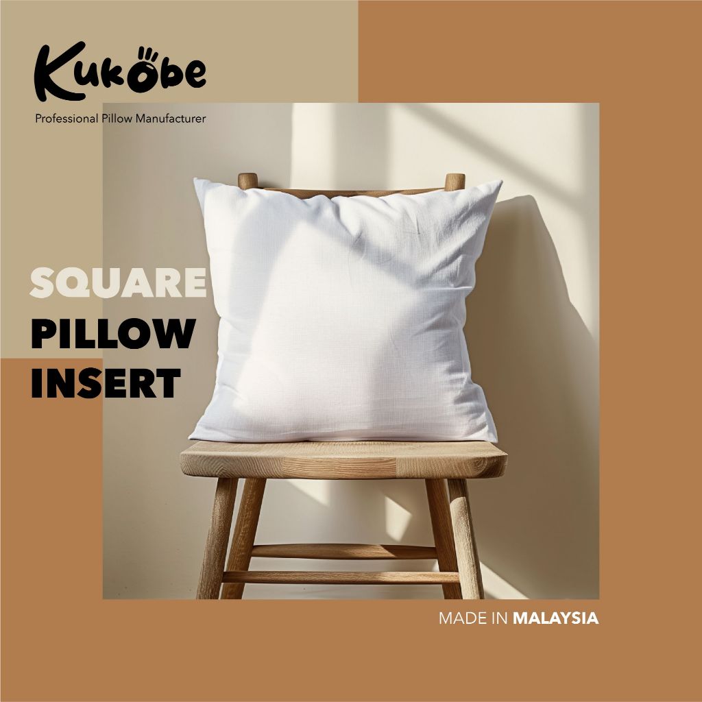 50cm 55cm 60cm 65cm 75cm Square Cushion Sofa Pillow Insert