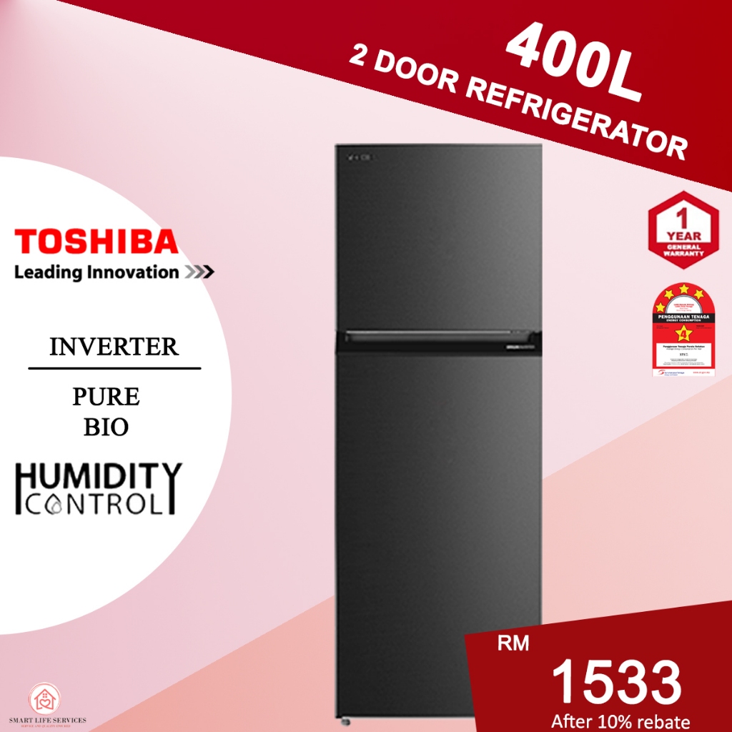 Toshiba GR-RT468WE-PMY Inverter 400L Refrigerator Peti Sejuk GR-RT468WE-PMY(06/37) peti sejuk peti ais