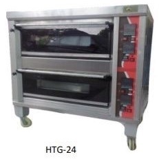 GOLDEN BULL Gas Oven 2 Deck 4 Tray HTG-24 Heavy-duty Industrial Digital Bread Cake Oven