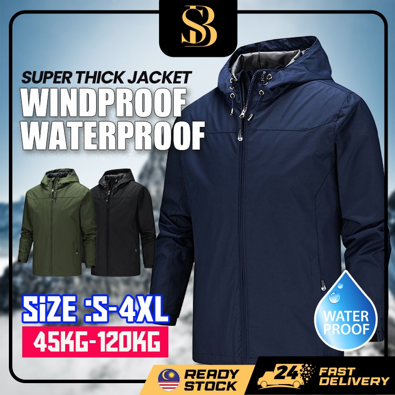 BOSC (S-4XL) Unisex Jacket Waterproof Windproof Outdoor Men Jaket Motor Breathable Windbreaker Men For Rider