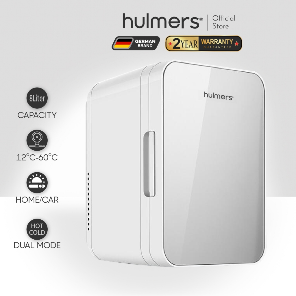 Hulmers - 8L Portable Mini Fridge Home Use & Car Use Dual Function Cooling & Warmer