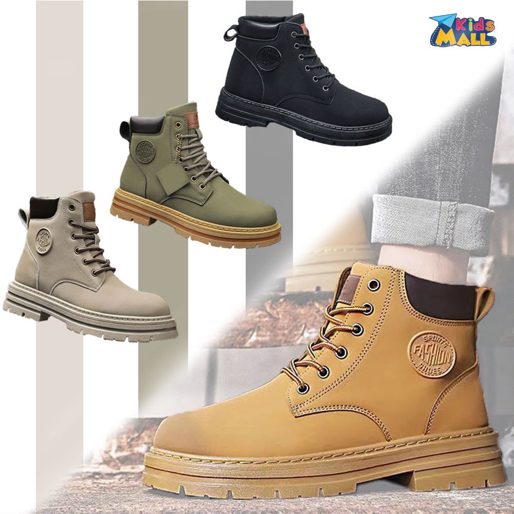 Classic Boots Shoes Outdoor High Boots Men Army Ankle Boot Motorcycle Boots Men Leather Shoes M1