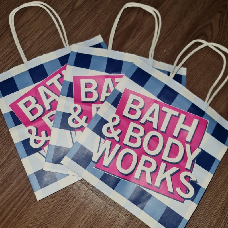 Bath & Body Works Paper Bag & Reusable Bag 100% Original