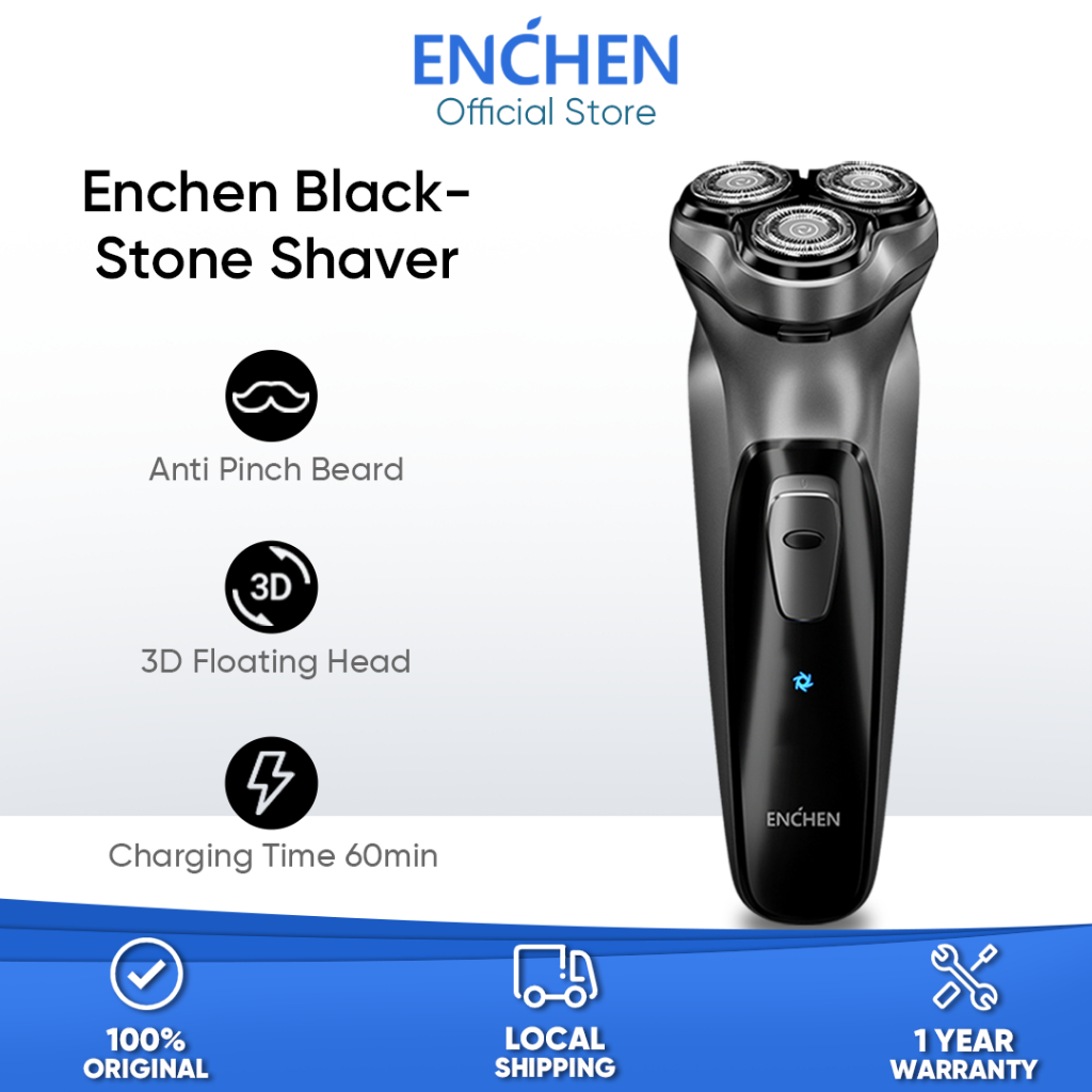 Enchen BlackStone Electric Shaver Man 3D Trimmer Shaver Type-C Rechargeable Shaver Machine