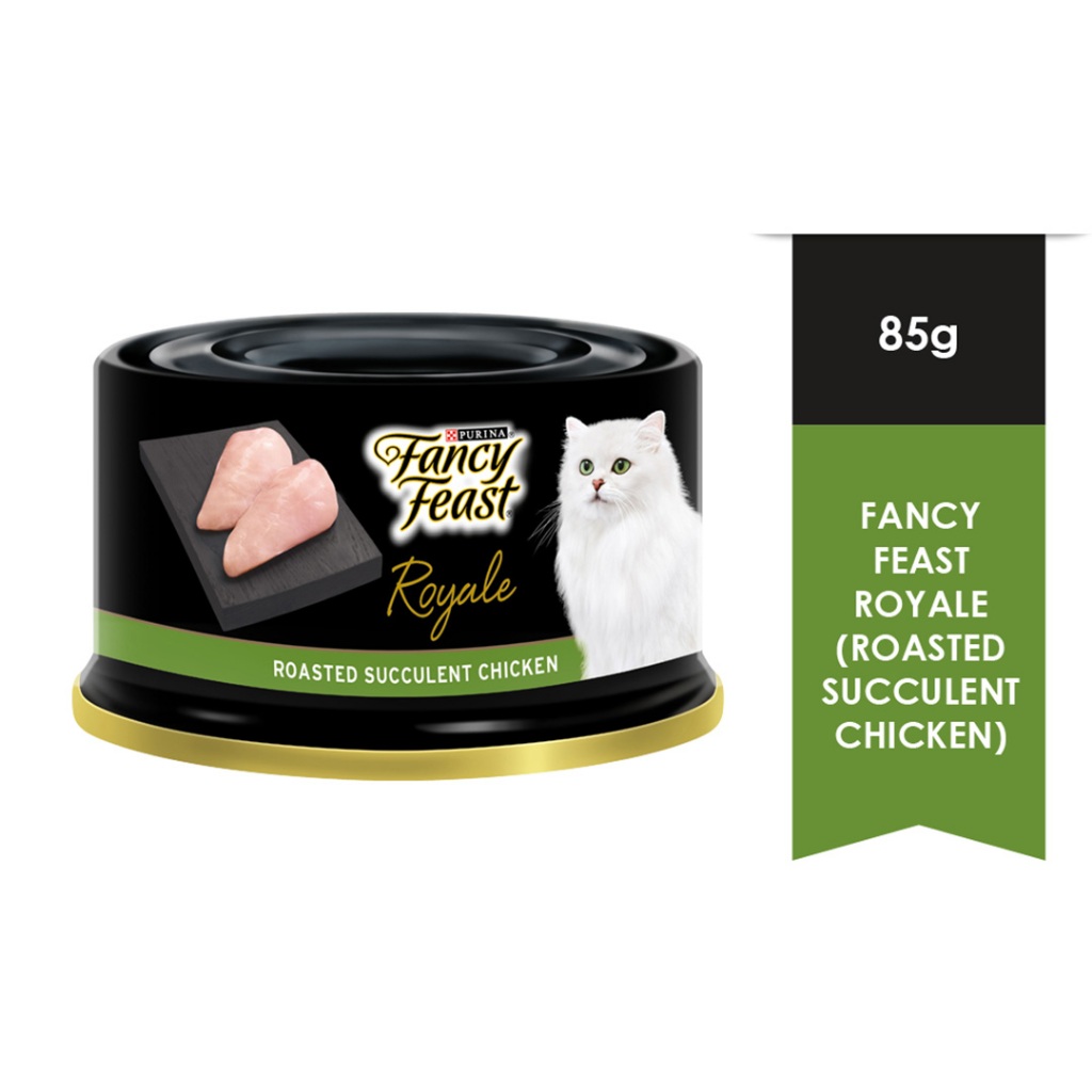 Purina Fancy FEAST® ROYALE Roasted Succulent Chicken (1x85g Can) -Wet Can Food