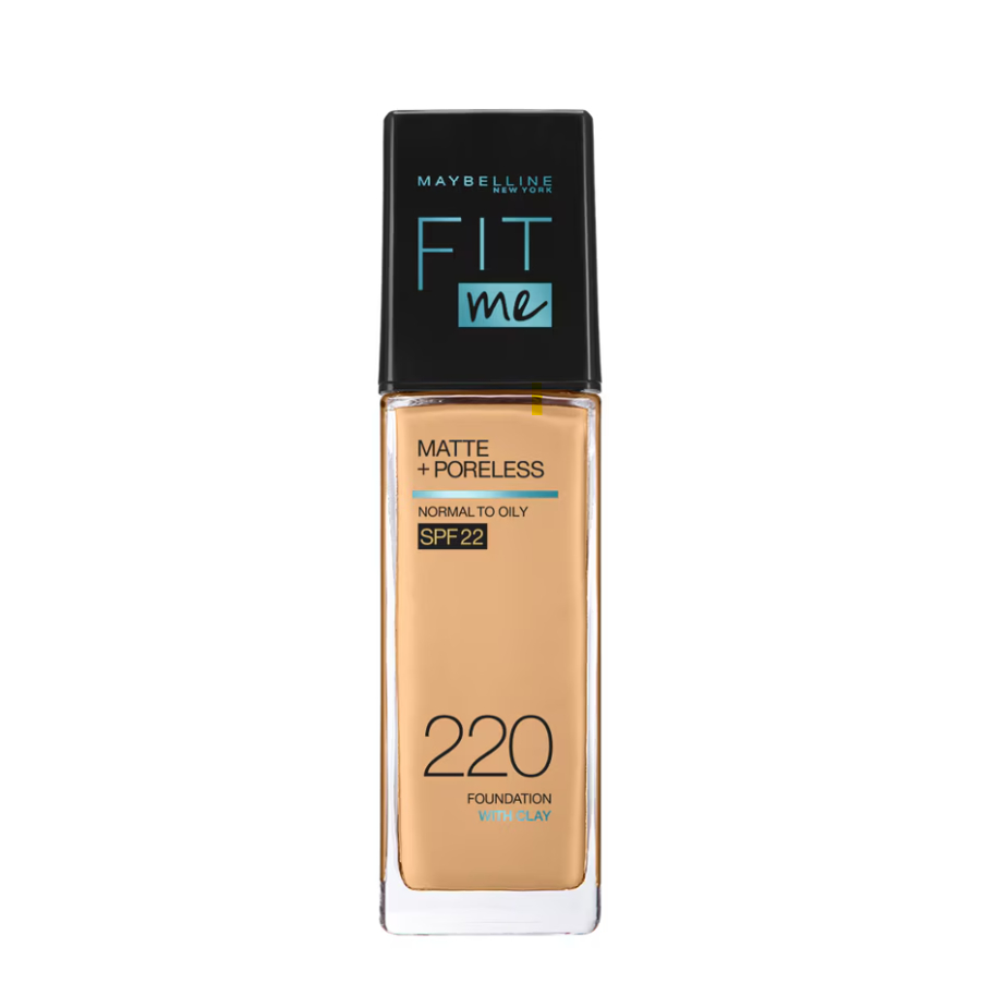 (Quality) Maybelline Fit Me Matte + Poreless Liquid Foundation 16H Oil Control (30ml)