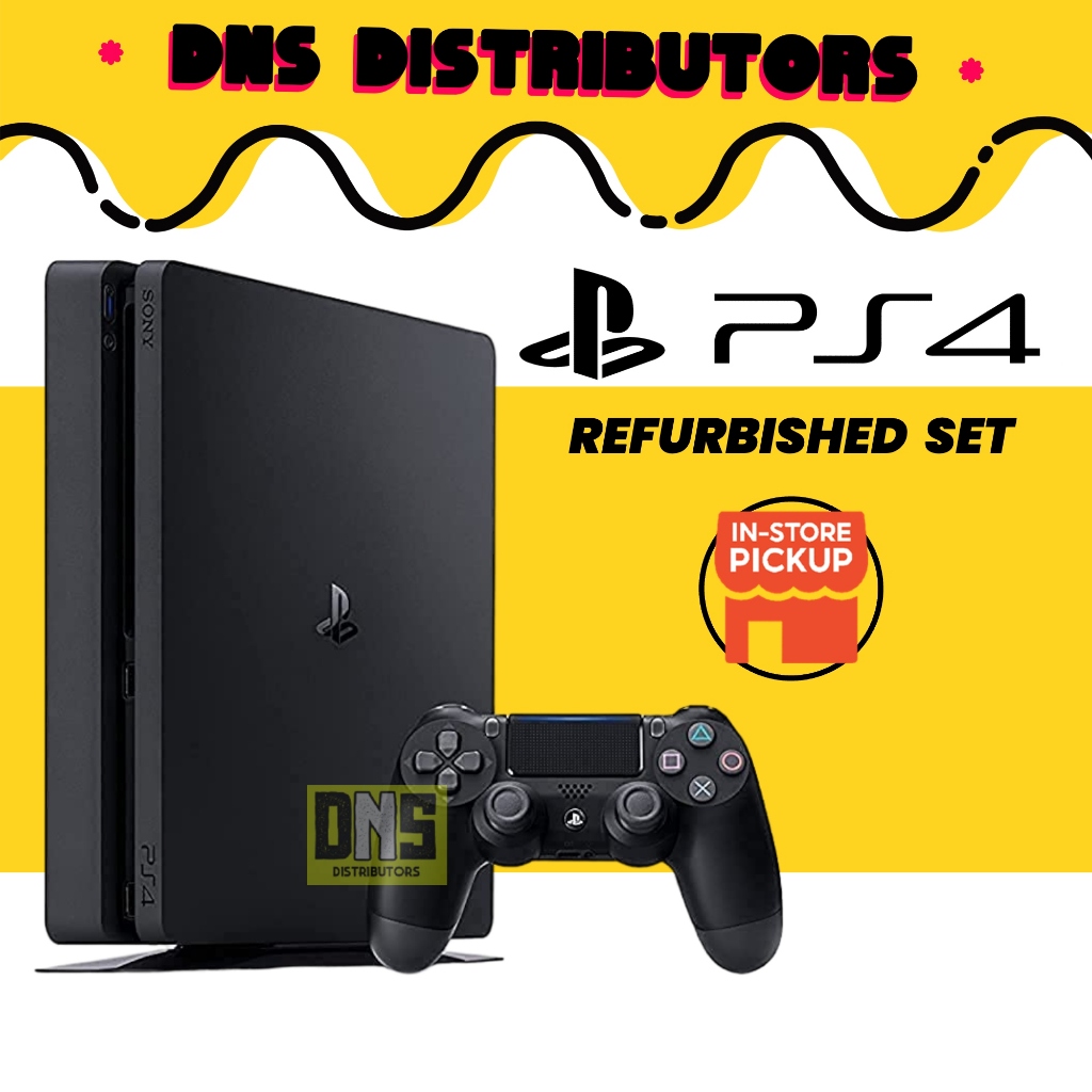 USED Sony PS4 Playstation 4 Console Fat Slim Pro 500GB / 1TB REFURBISHED cd ps5 ps4 ps3 playstation 5 gaming ps murah