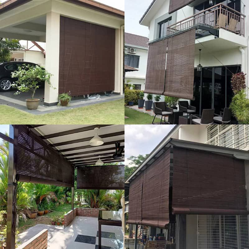 inds outdoor Tahan panas hujanbidai kayu/Meranti w