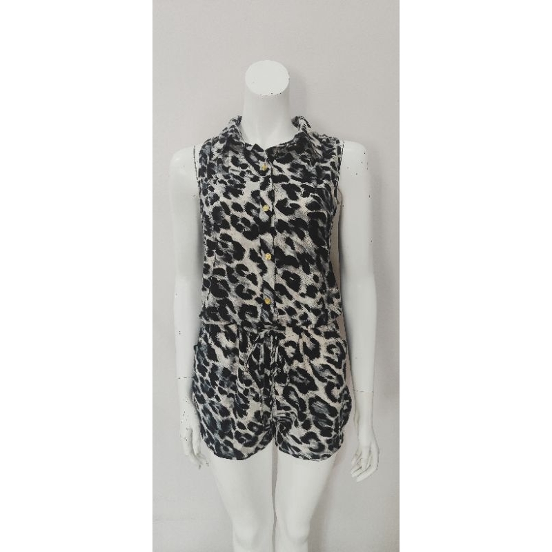 Women's Leopard Jumpsuit女生豹纹连体裤