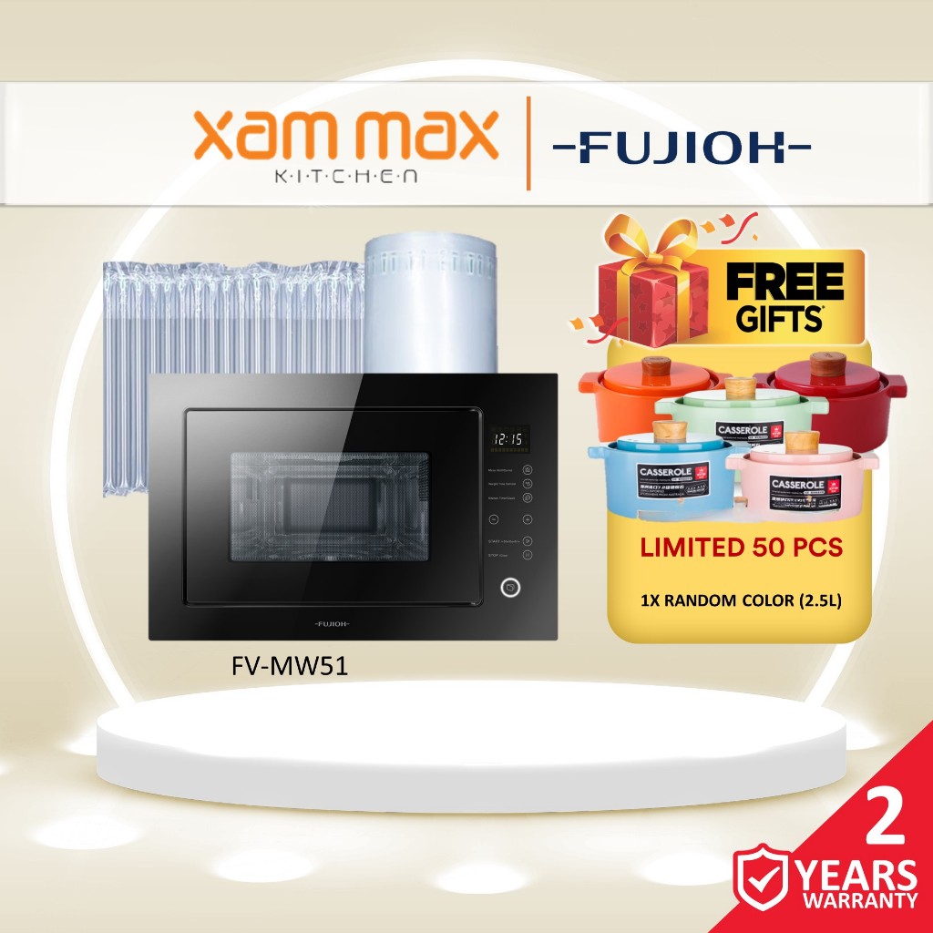 Fujioh - FV-MW51 - Electric Microwave Oven / 25 Litre Oven Baking / LED Display / Grill Microwaves / Touch Control