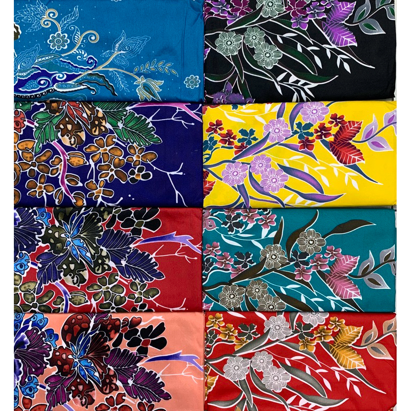 OFFER Kain Batik Sarong Batik Jawa Halus Lembut,Siap Jahit,Kain batik viral Batik Borneo Sarawak Sabah
