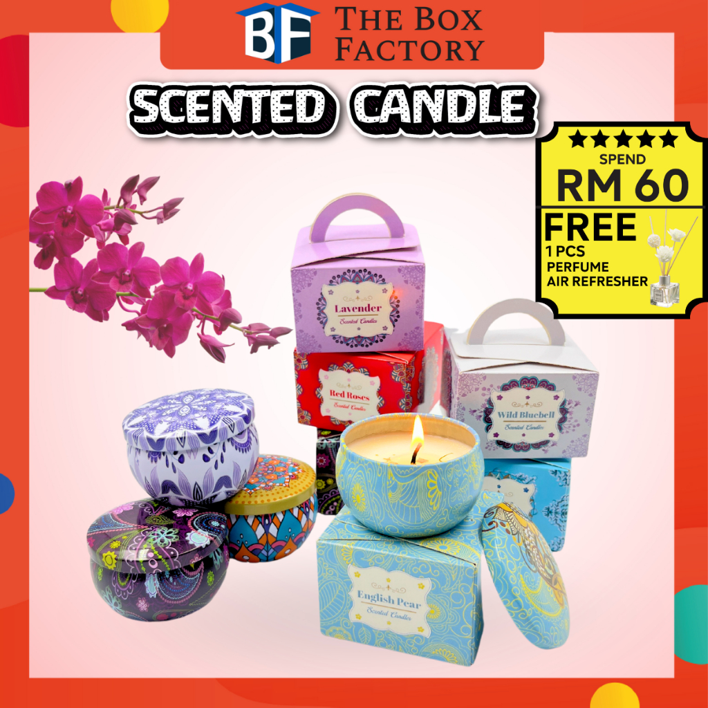 TBF Scented Candle DoorGift Set Essential Oil Kahwin Goodies Set Natural Fragrance Soy Wax Wangi Lilin Buatan Tangan香薰蜡烛