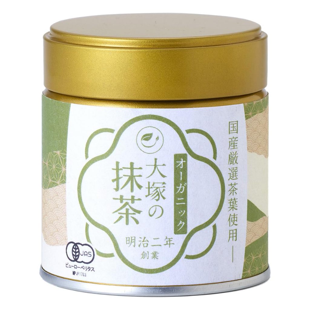 Otsuka Seicha Organic Japanese Matcha Powdered Additive-free (30g can) 【Direct from Japan】