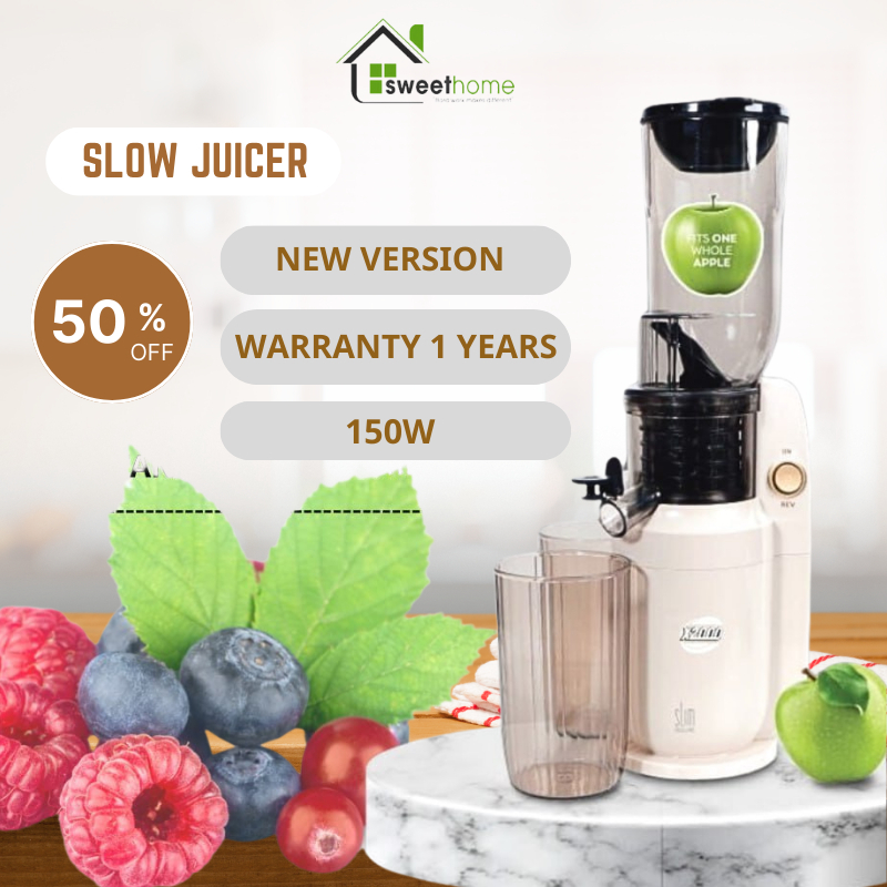 GENUINE X2000 brand Slow Juicer, 99% Fresh Fruit Juice, Multi-functional Blender to Separate Pulp, Fruit Juicer