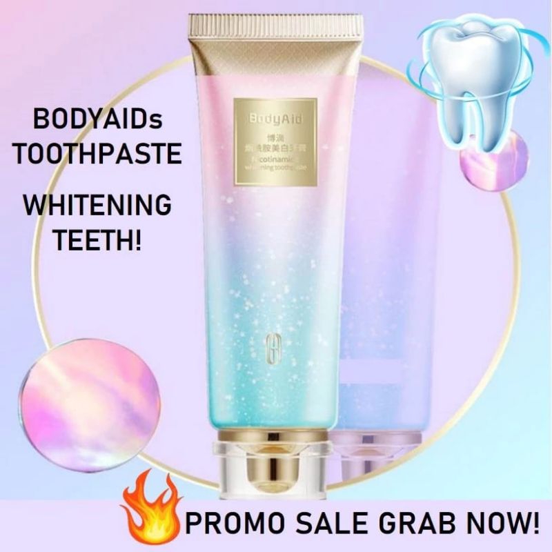 (READY STOCK) UBAT GIGI WHITENING BODYAID (100gm)