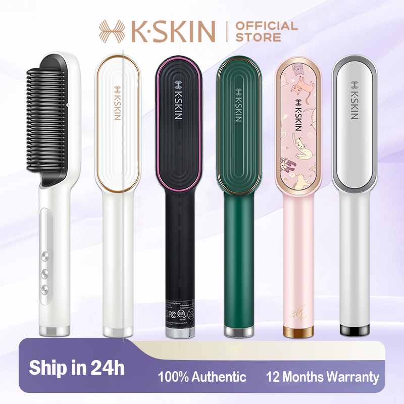 K.SKIN hair straightener comb KD380K LCD negative Ion anti scalding  Hair straightener 負離子直發梳 hair straightener 3plug