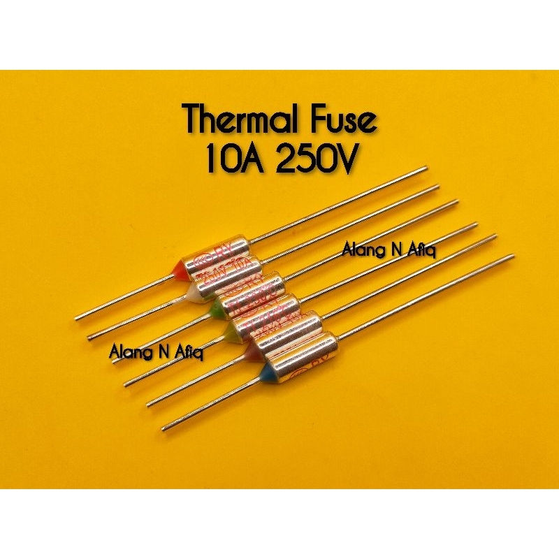 Thermal Fuse Rice Cooker, Pressure Cooker 10A 250V. Temperature In Degree Celcius. 142 145 155 169 172 185 192 240