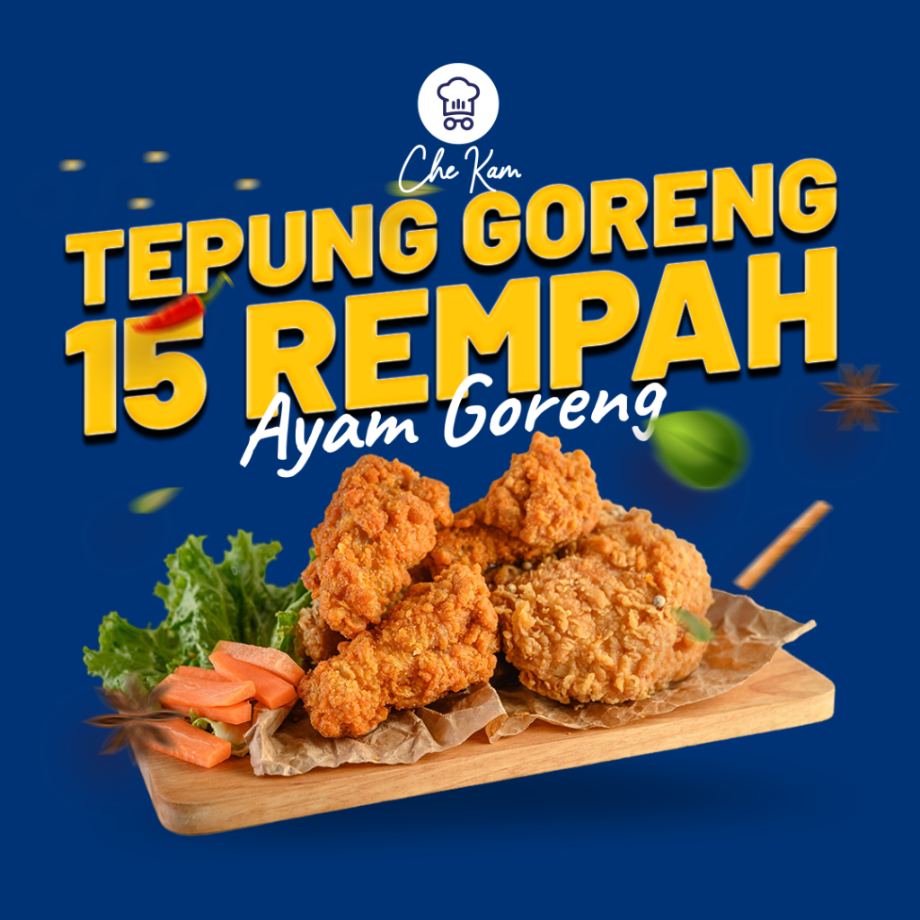 Che Kam Tepung Ayam Goreng 15 Rempah 700g