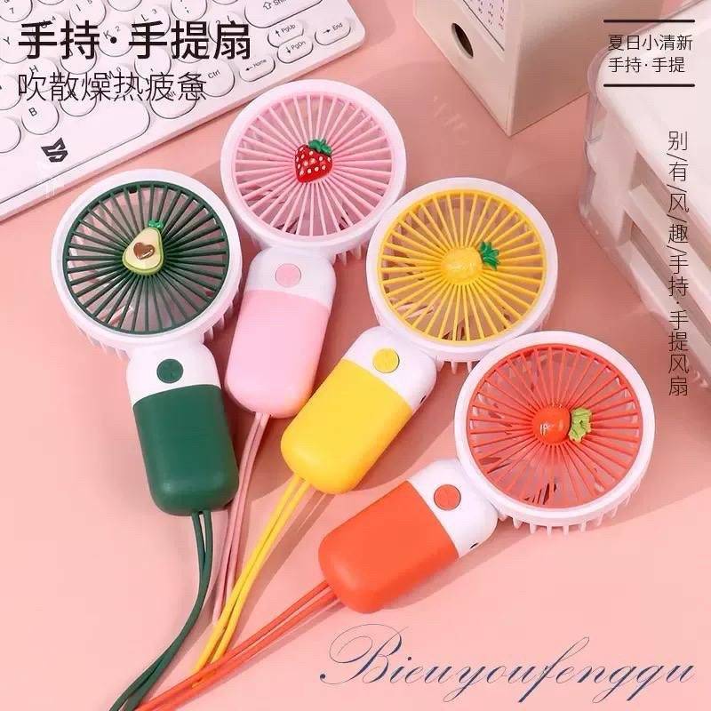 kipas mini comel kipas travel kipas jalan kipas tangan RECHARGEABLE MINI HANDHELD FAN angin kuat tahan lama kipas cas