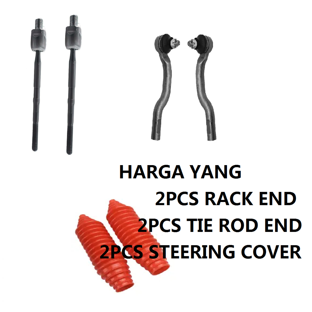 PEUGEOT 208 2008 TIE ROD END & RACK END SET WITH BOOT