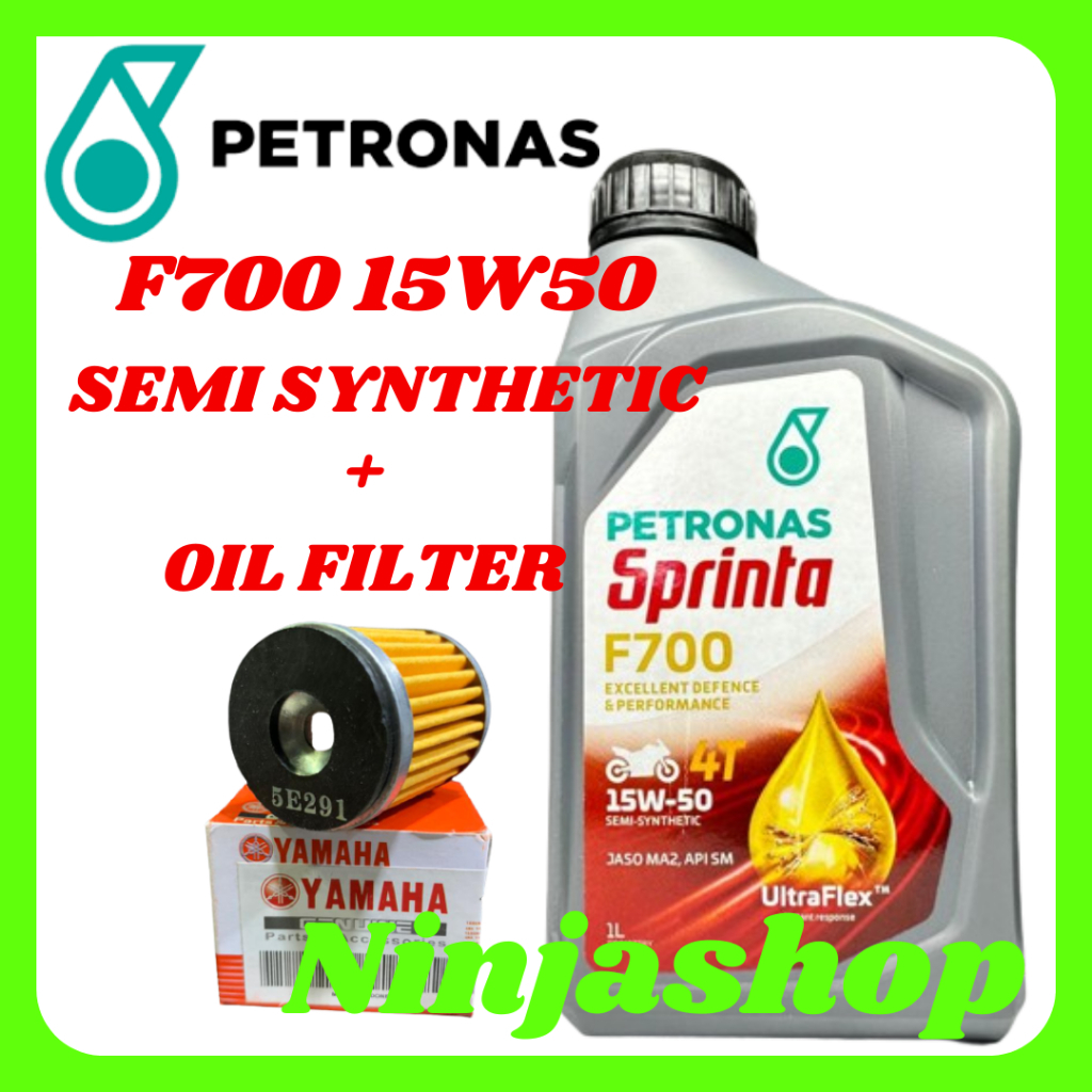 PETRONAS F700 4T 15W50 SEMI SYNTHETIC Engine Oil 1L