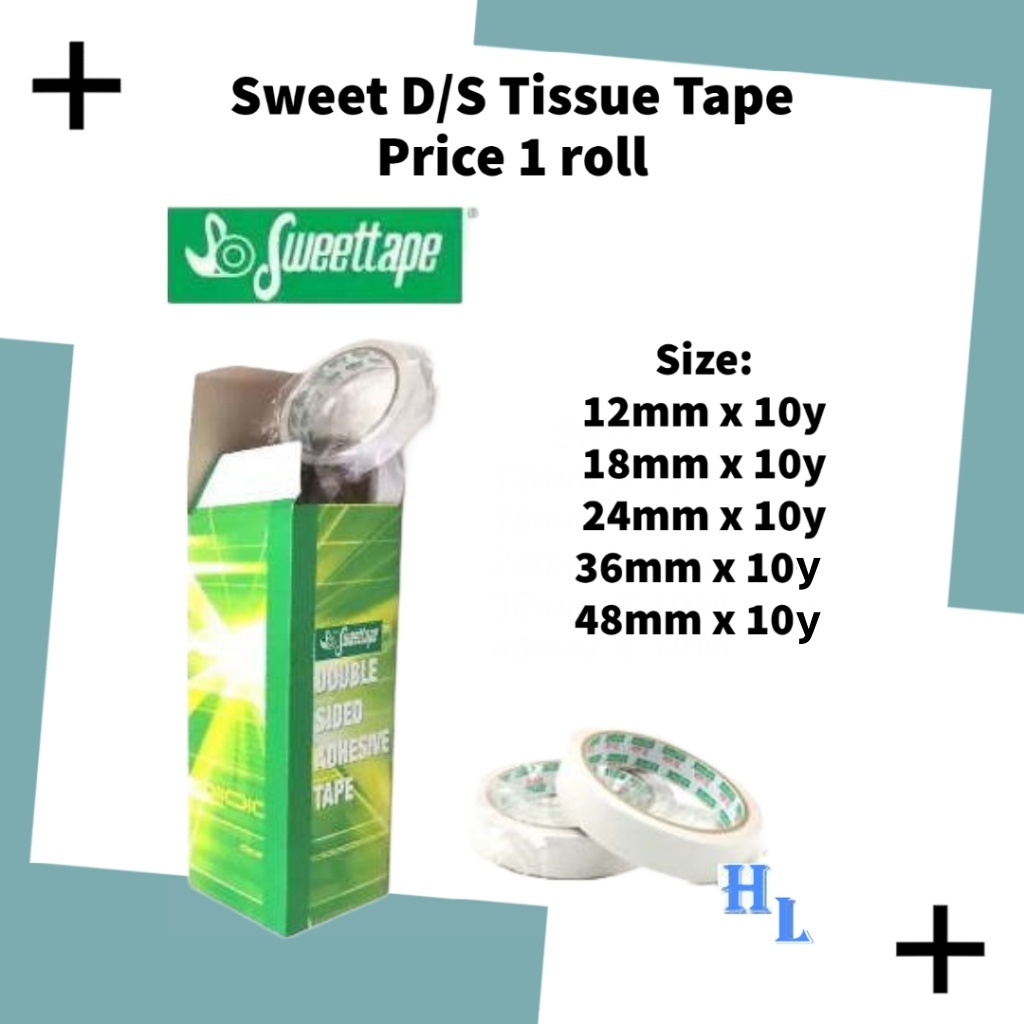 Pita Bermuka Dua/ Sweettape Dr.Who Double Sided Tissue Tape 12mm / 18mm / 24mm / 36mm / 48mm Double side Tape