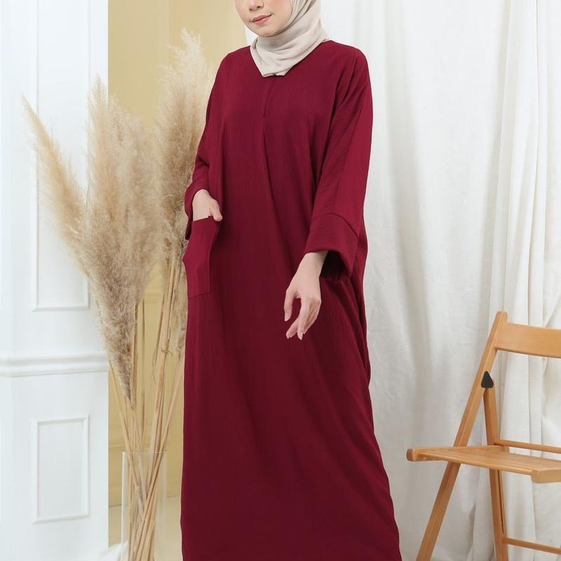 Kaftan Dress Muslimah Baju raya 2024 cey