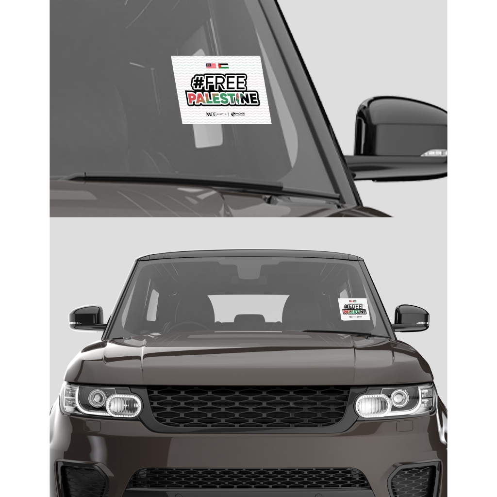 MCC LIFESTYLE Rear Car And Front Car Sticker MCC Lifestyle X MyCARE