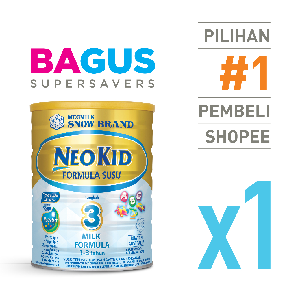 Snow Brand Step 3 Milk Formula 900g (1 Tin)