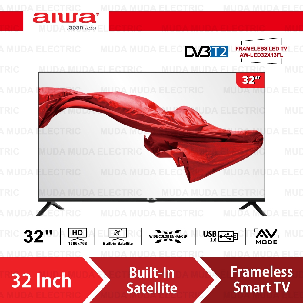 XMA / Aiwa 32 Inch LED TV ALED32D01UM Smart Android TV YouTube Netflix / LE32D01UM Tunnel HDMI USB