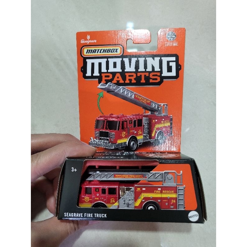 Matchbox Seagrave Fire Truck Moving Parts