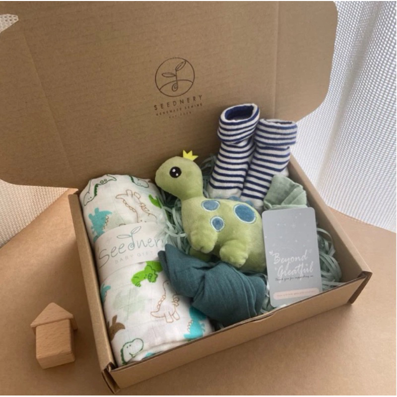 Seednery Newborn Baby Gift Set ｜Newborn Gift Hampers｜Gift box newborn baby｜Gift Box surprise