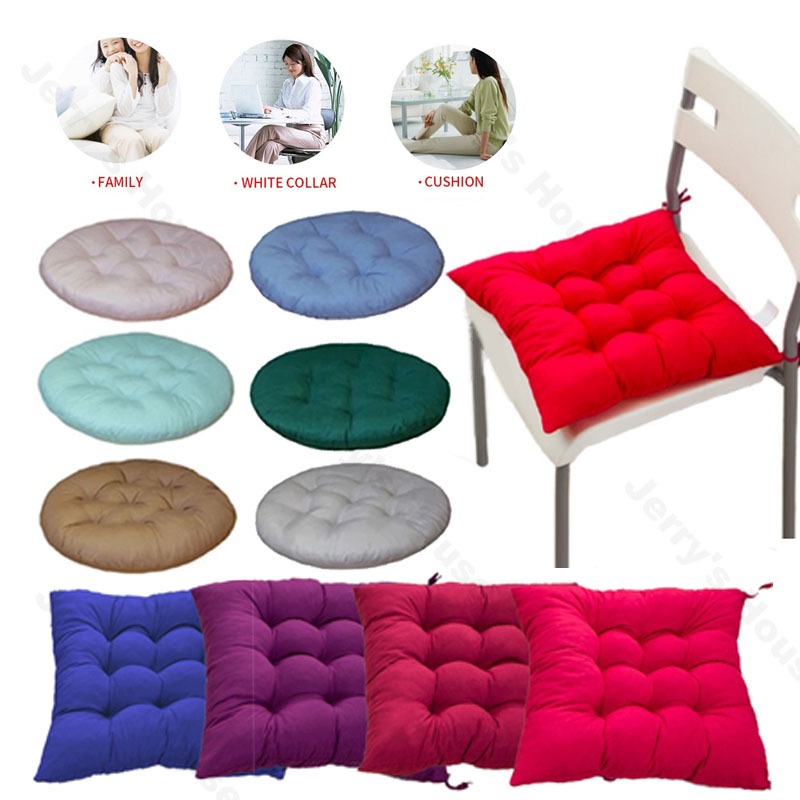 40x40cm Sofa Seat Cushion Sofa Chair Pad Square Comfortable Cotton Office Cushion Sofa Kusyen Alas Kerusi 防滑座垫