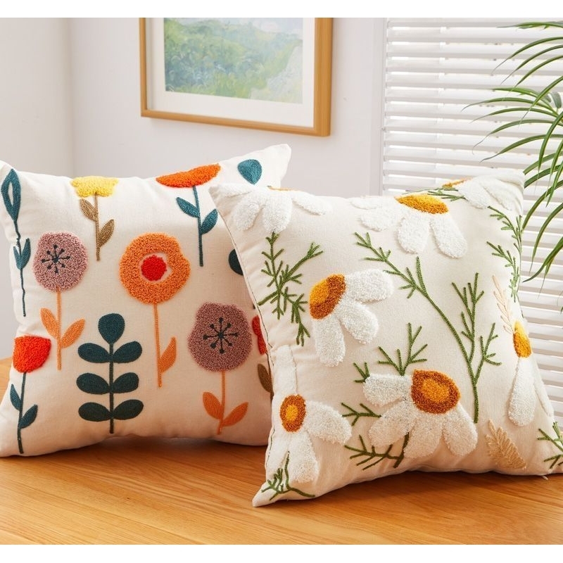 Sofa Pillow Case 45*45 Sofa Cushion Cover Sarung Bantal Sofa Velvet - Square pillow Case