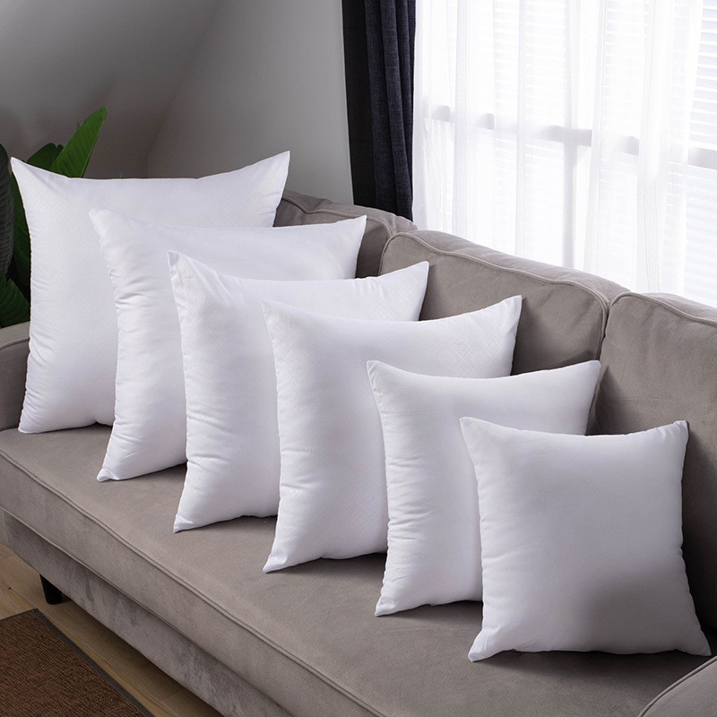 Throw Pillow White 80x55cm/65x65cm Square For Sofa and Chair Comfortable Magic Lumbar Pillow